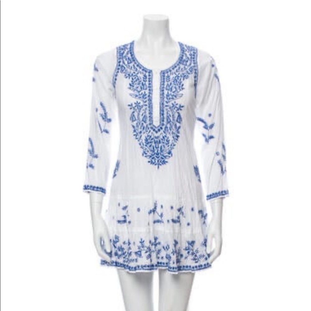 Juliet Dunn patterned mini dress